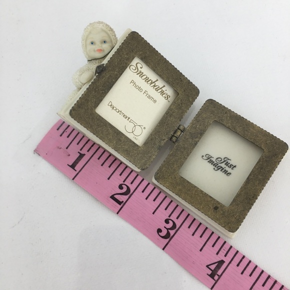 Department 56 Baby's First Picture Frame Snowbaby Angel Miniature Box Frame - Picture 3 of 11